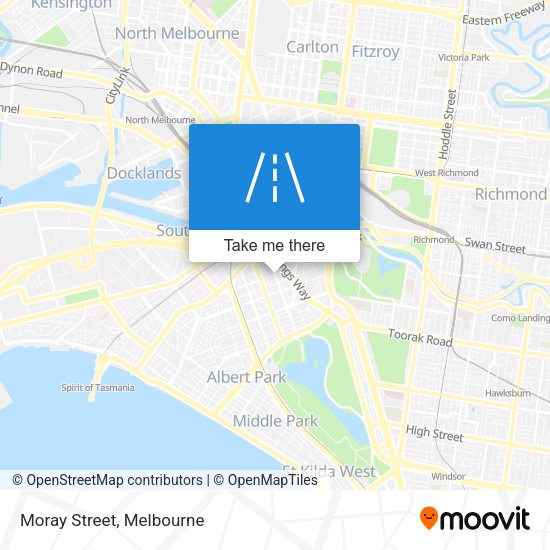 Moray Street map