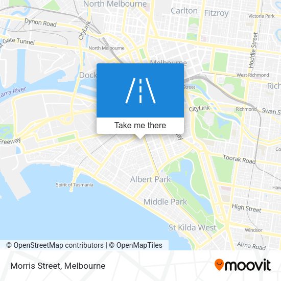 Morris Street map