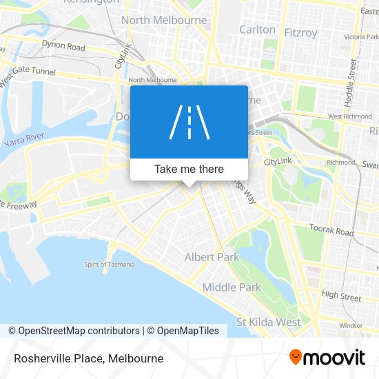 Rosherville Place map
