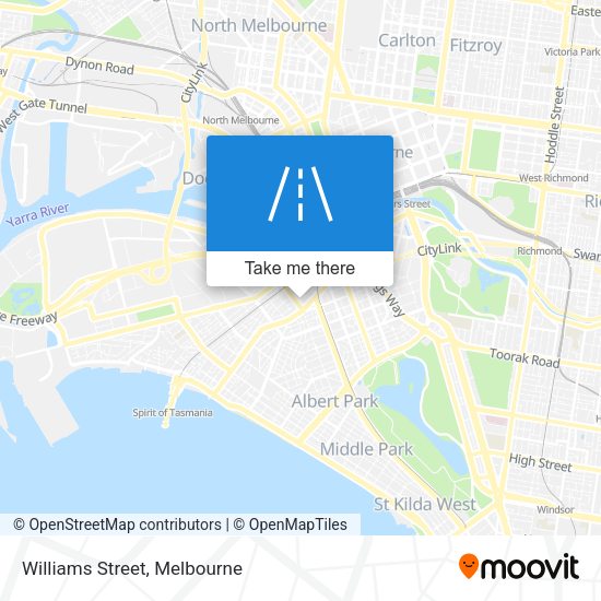 Williams Street map