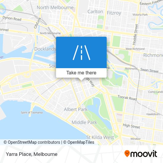 Yarra Place map