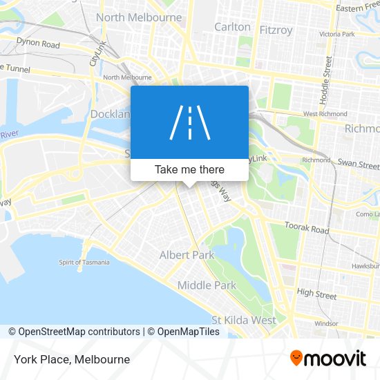 York Place map