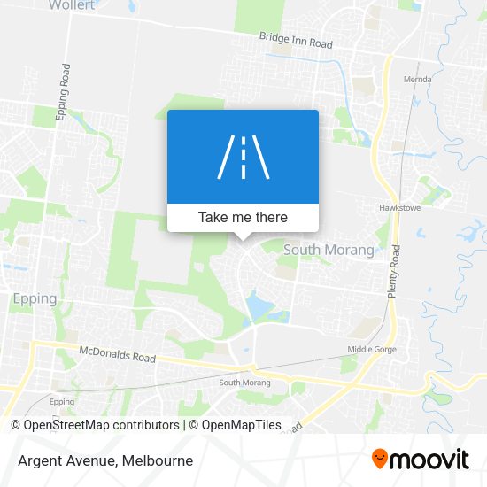 Argent Avenue map