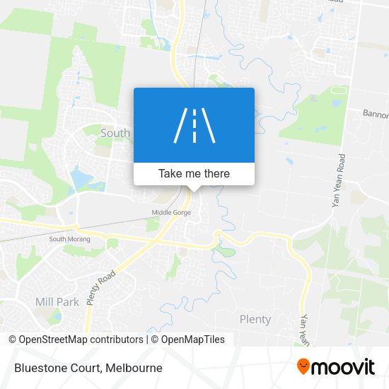 Bluestone Court map