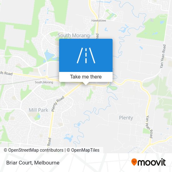 Briar Court map