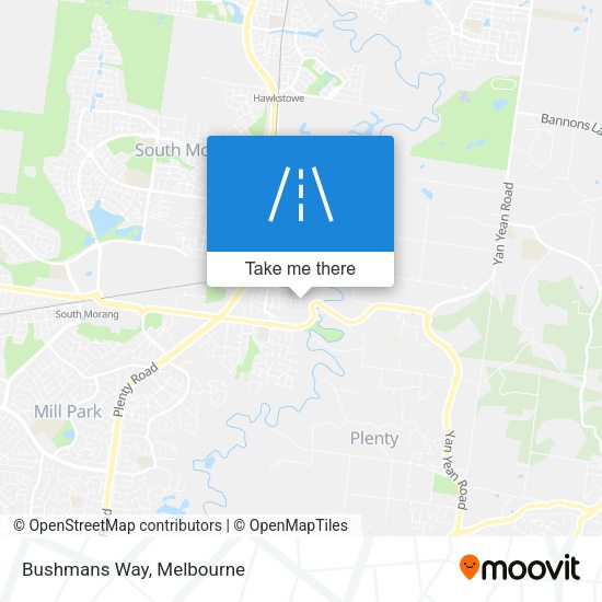Bushmans Way map