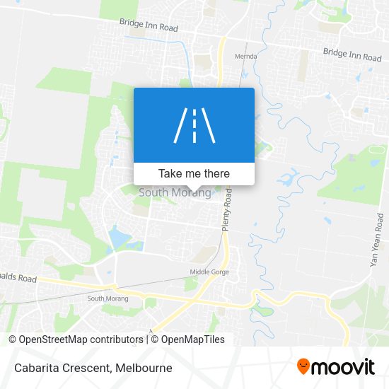 Cabarita Crescent map
