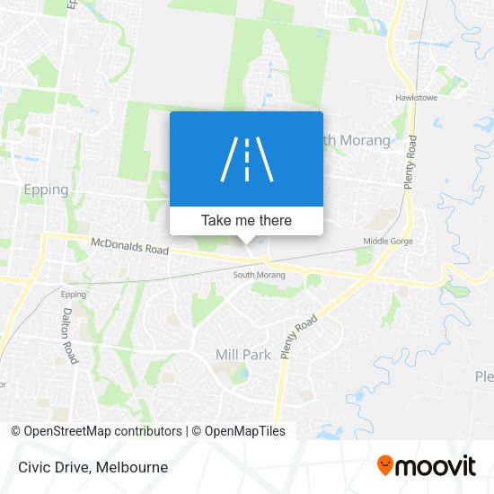 Civic Drive map