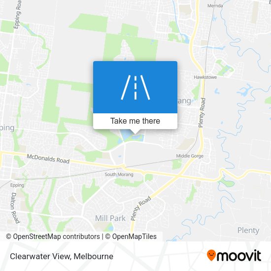Clearwater View map