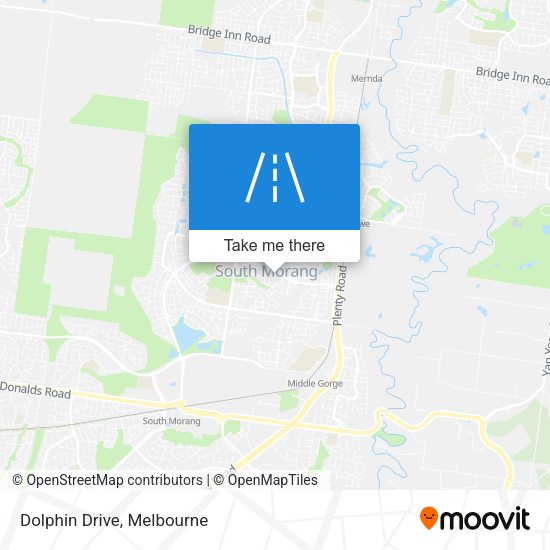 Dolphin Drive map