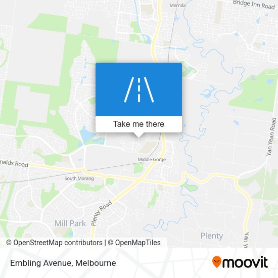 Embling Avenue map