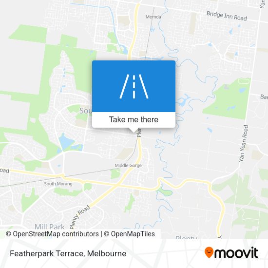Featherpark Terrace map