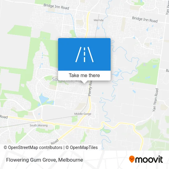 Flowering Gum Grove map