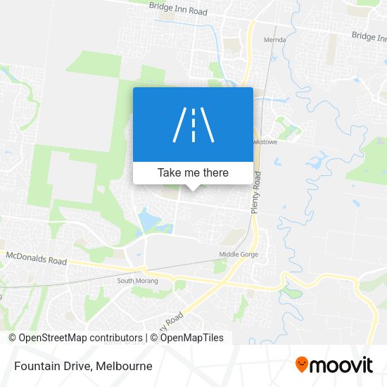 Fountain Drive map