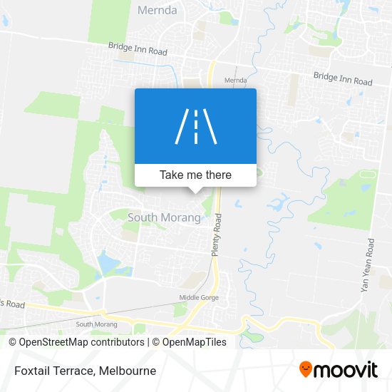 Foxtail Terrace map