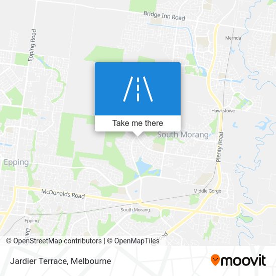 Jardier Terrace map