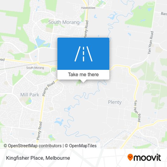 Kingfisher Place map