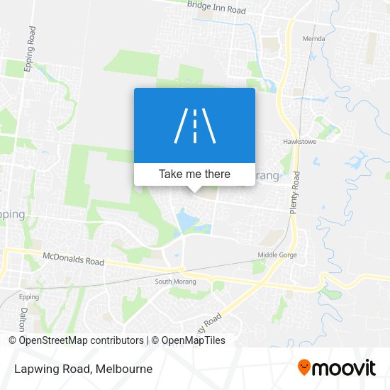 Lapwing Road map