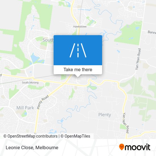 Leonie Close map