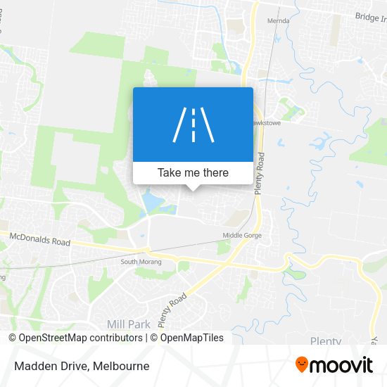 Madden Drive map