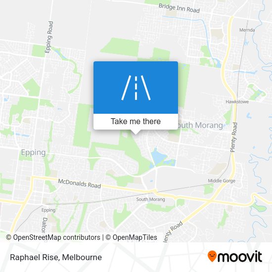 Raphael Rise map