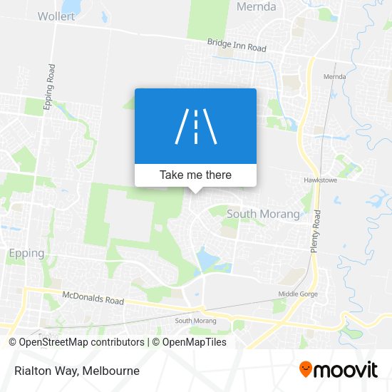 Rialton Way map