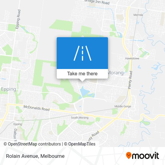 Rolain Avenue map