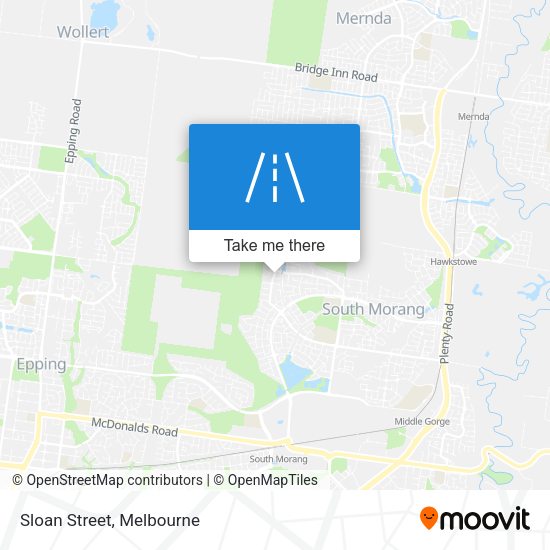Sloan Street map