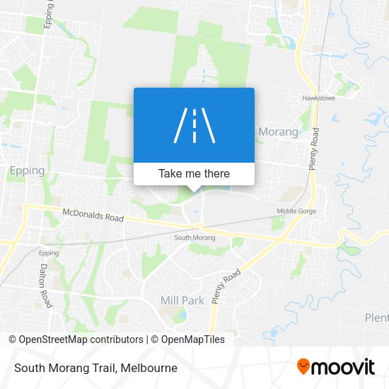 South Morang Trail map