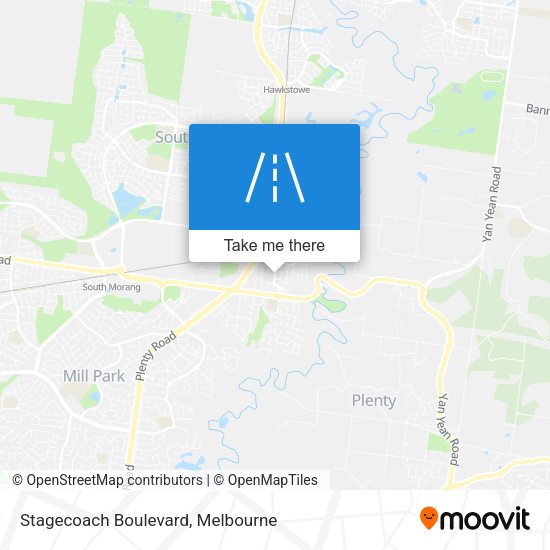 Stagecoach Boulevard map