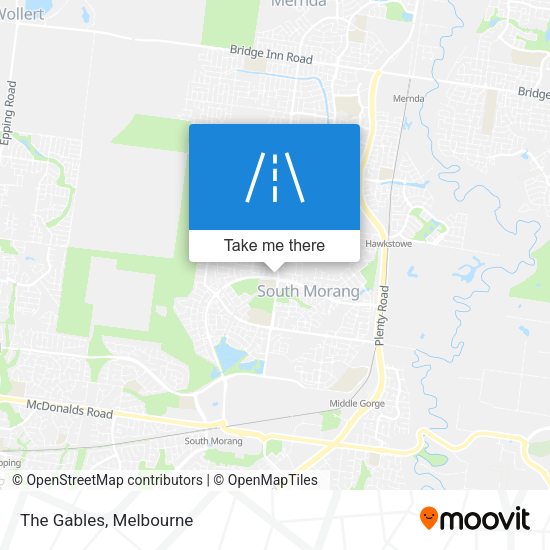The Gables map