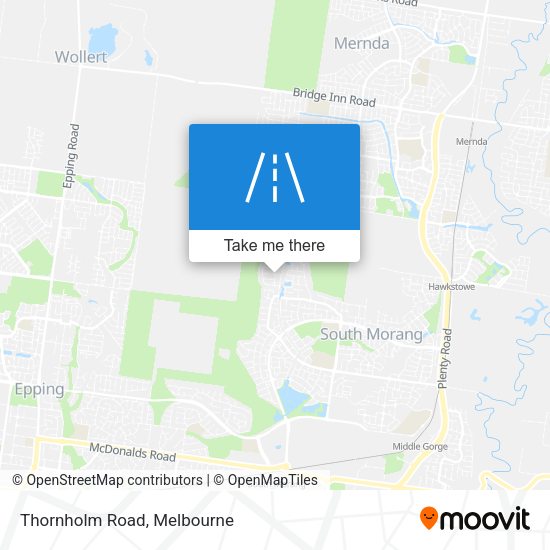 Thornholm Road map