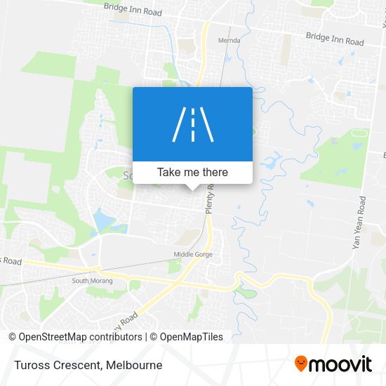 Tuross Crescent map