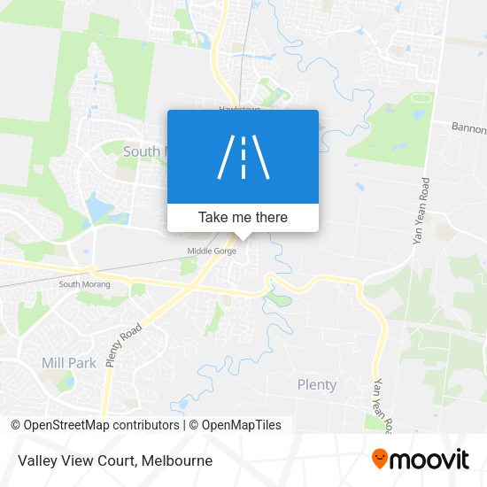 Valley View Court map