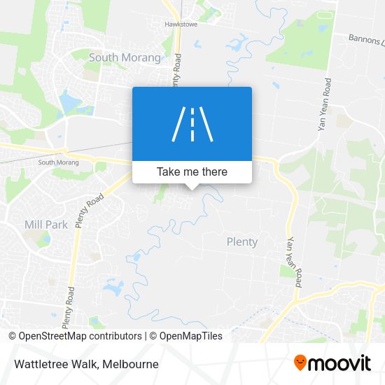 Wattletree Walk map