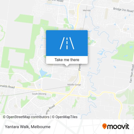 Yantara Walk map