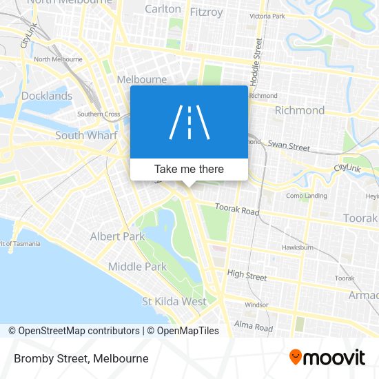 Bromby Street map