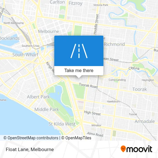Mapa Float Lane