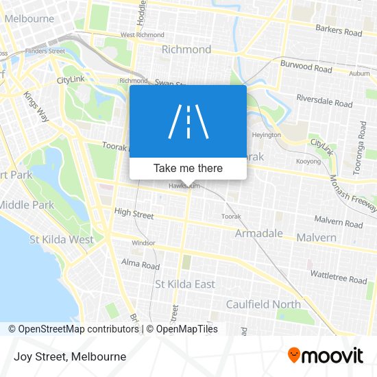 Joy Street map