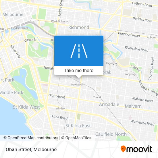 Oban Street map