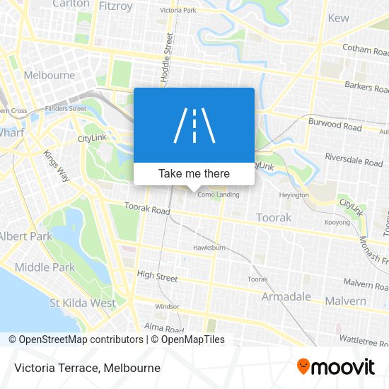Victoria Terrace map
