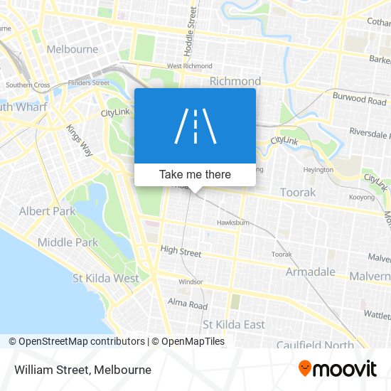 Mapa William Street