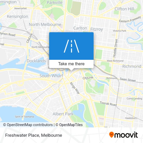 Freshwater Place map