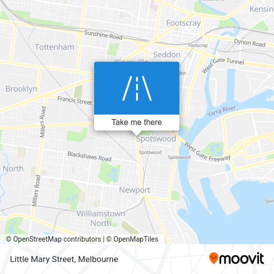 Little Mary Street map