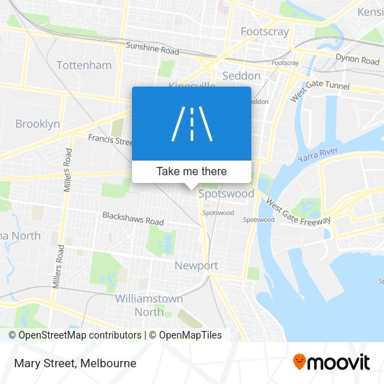 Mary Street map
