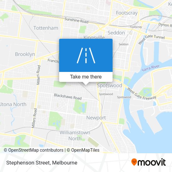 Stephenson Street map