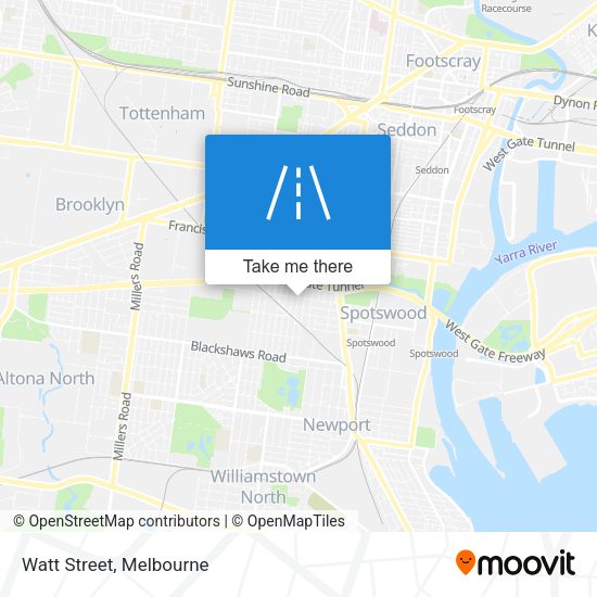 Watt Street map