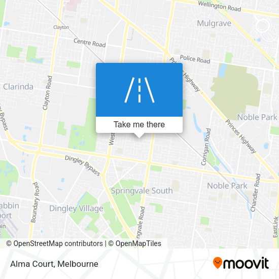 Alma Court map