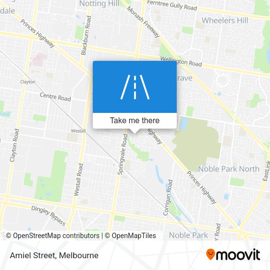 Amiel Street map
