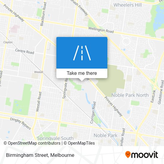 Birmingham Street map